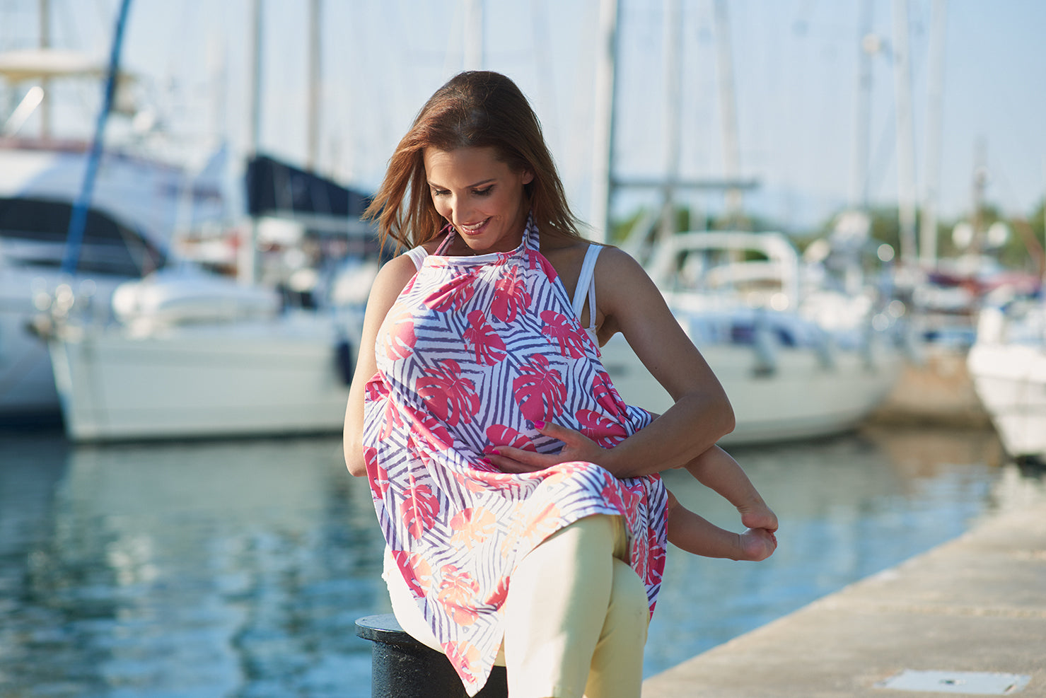 Μαντήλα θηλασμού ποδια θηλασμού nursing cover