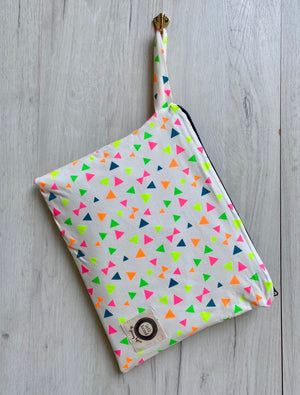 Funky Bows-White Wet & Dry Bag