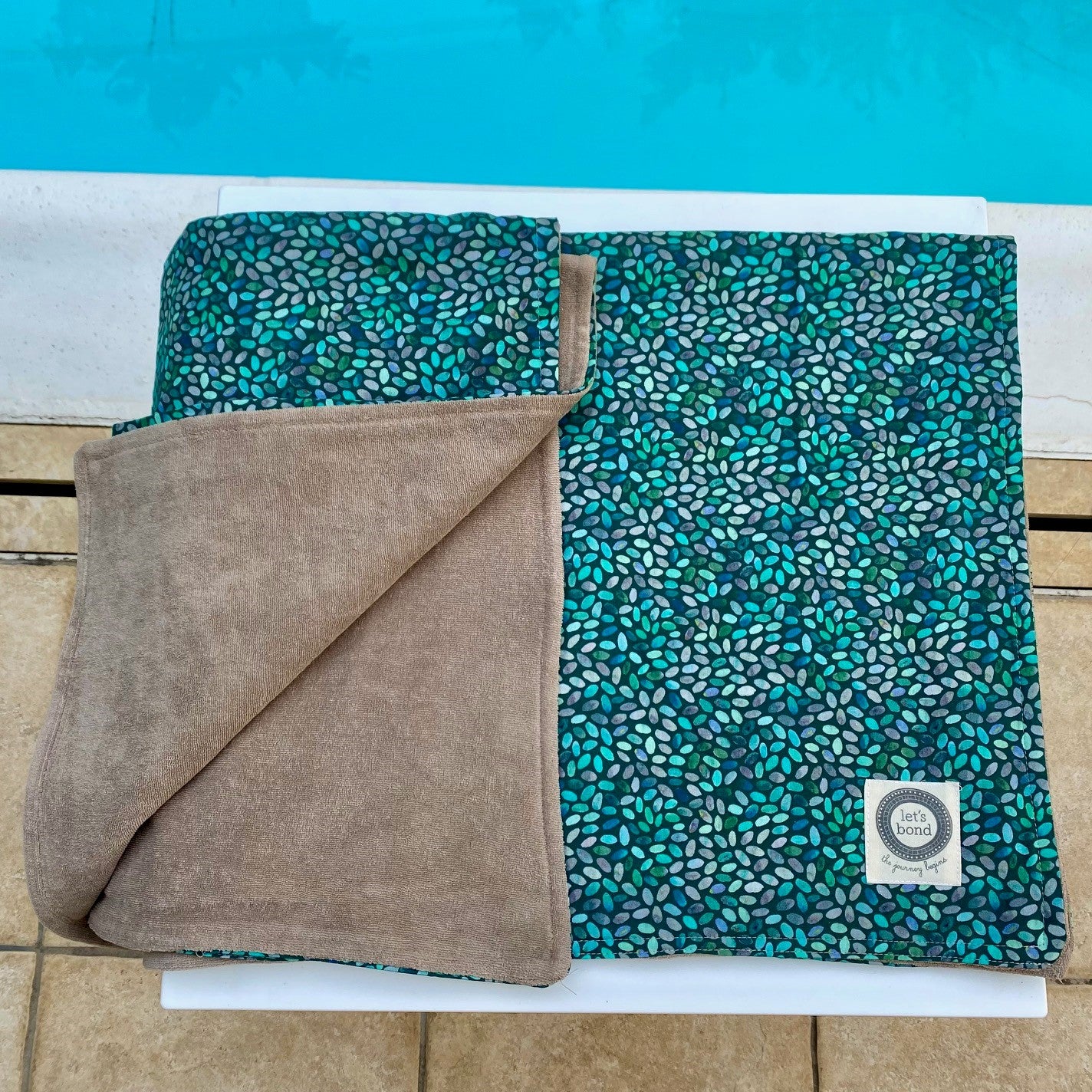 πετσέτα παραλίας με υπέροχο σχέδιο λεπτή πετσέτα 